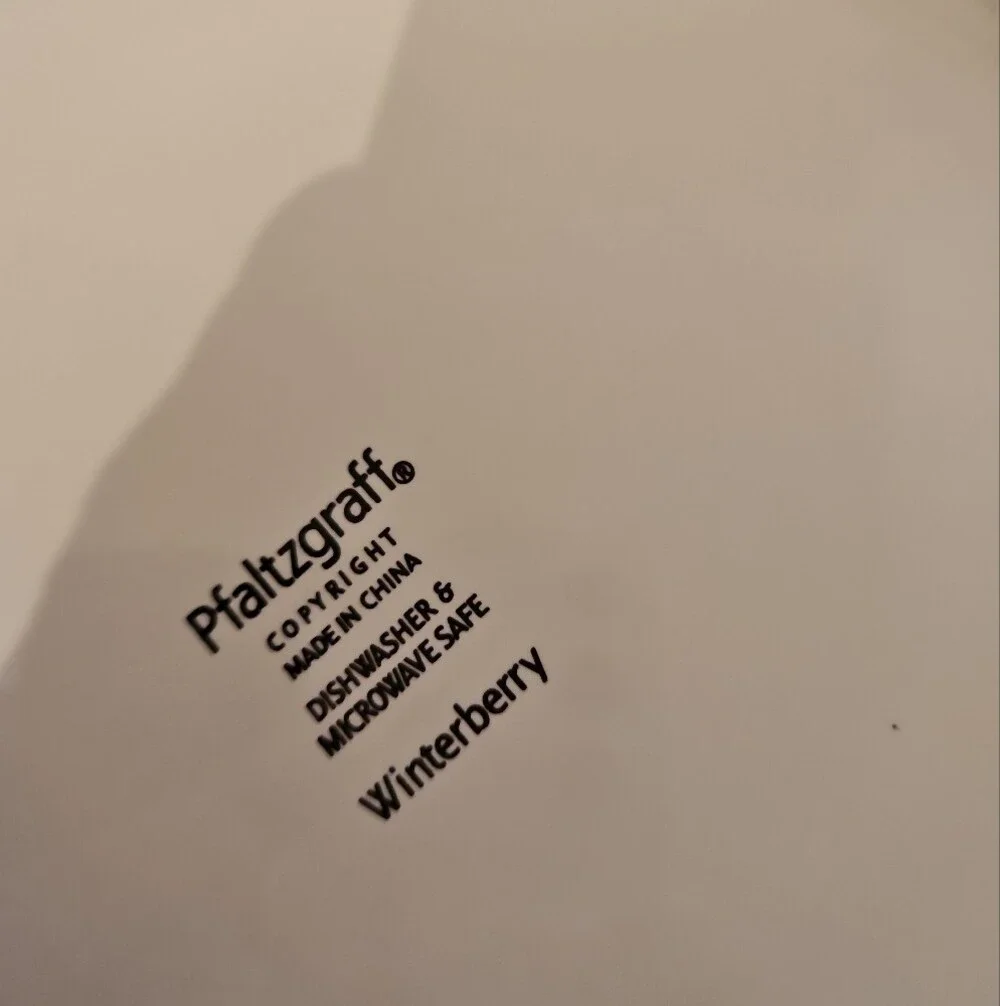 Pfaltzgraff cream ceramic